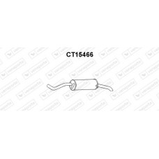 CT15466 VENEPORTE Глушник вихлопних газів кінцевий