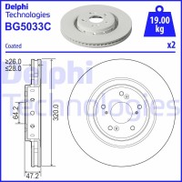 BG5033C DELPHI Гальмівний диск
