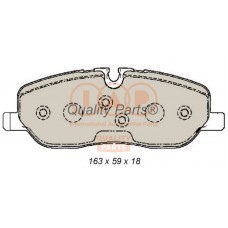704-14078 IAP QUALITY PARTS Комплект гальмівних колодок дисковий гальм
