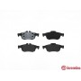 P 68 057 BREMBO Комплект гальмівних колодок дисковий гальм