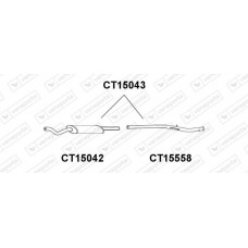 CT15043 VENEPORTE Предглушник вихлопних газів
