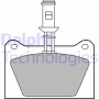 LP435 DELPHI Комплект гальмівних колодок дисковий гальм