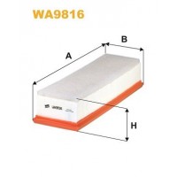 WA9816 WIX FILTERS Повітряний фільтр