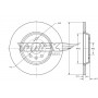 TX 73-90 TOMEX Brakes Гальмівний диск