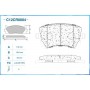 C12CR0004 CWORKS Комплект гальмівних колодок дисковий гальм