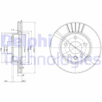 BG3417C DELPHI Гальмівний диск