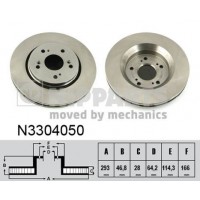 N3304050 NIPPARTS Гальмівний диск