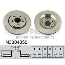 N3304050 NIPPARTS Гальмівний диск