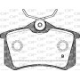 BPA0263.51 OPEN PARTS Комплект гальмівних колодок дисковий гальм
