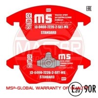 13046072262-SET-MS MASTER-SPORT GERMANY Комплект гальмівних колодок дисковий гальм