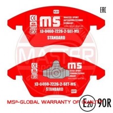 13046072262-SET-MS MASTER-SPORT GERMANY Комплект гальмівних колодок дисковий гальм