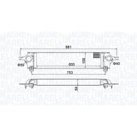 Интеркулер MAGNETI MARELLI 351319204390