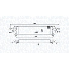 Интеркулер MAGNETI MARELLI 351319204390