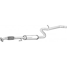 287-419 BOSAL Середній глушник вихлопних газів