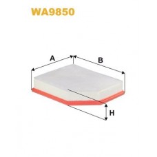 WA9850 WIX FILTERS Повітряний фільтр