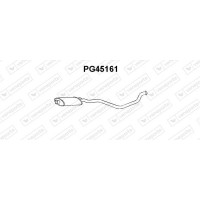 PG45161 VENEPORTE Середній глушник вихлопних газів