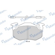 MBF015065 MANDO КомплеК т гальмівних колодок, дискове гальмо