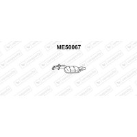 ME50067 VENEPORTE Середній глушник вихлопних газів