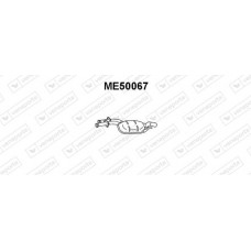 ME50067 VENEPORTE Середній глушник вихлопних газів