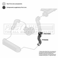 Трубка наддуваемого повітря FIRST-LINE FTH1206