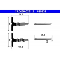 13.0460-0231.2 ATE Комплектуючі колодки дискового гальма