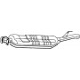 175-397 BOSAL Середній глушник вихлопних газів