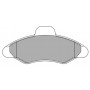 FBP-0756 FREMAX Комплект гальмівних колодок дисковий гальм