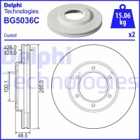 BG5036C DELPHI Гальмівний диск