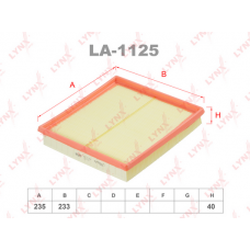 LA-1125 LYNXauto Повітряний фільтр