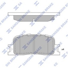 SP2038 Hi-Q Комплект гальмівних колодок дисковий гальм