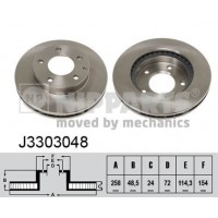 J3303048 NIPPARTS Гальмівний диск