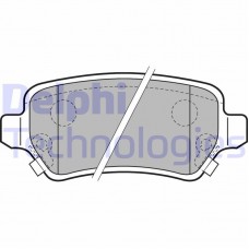 LP2188 DELPHI КомплеК т гальмівних колодок, дискове гальмо