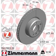 150.2903.20 ZIMMERMANN Гальмівний диск