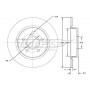 TX 71-94 TOMEX Brakes Гальмівний диск