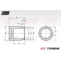 72948068 MAXTECH Поршень корпус скоби гальма