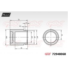 72948068 MAXTECH Поршень корпус скоби гальма