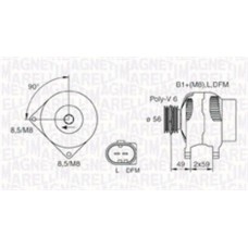 063731378010 MAGNETI MARELLI Генератор