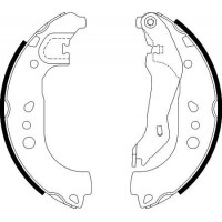 8DB 355 022-131 HELLA PAGID Комплект гальмівних колодок
