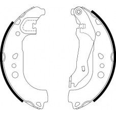 8DB 355 022-131 HELLA PAGID Комплект гальмівних колодок