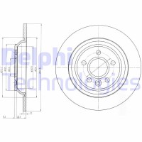 BG4239C DELPHI Гальмівний диск
