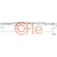 10.813 COFLE Тросик, cтояночный тормоз