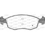 BPA0172.30 OPEN PARTS Комплект гальмівних колодок дисковий гальм