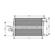 AI4259 AVA QUALITY COOLING Интеркулер