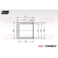 72948037 MAXTECH Поршень корпус скоби гальма