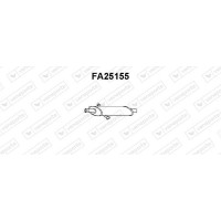 FA25155 VENEPORTE Середній глушник вихлопних газів