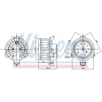 87787 NISSENS Вентилятор салону