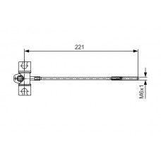 1 987 477 913 BOSCH Тросик, cтояночный тормоз