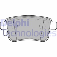 LP2126 DELPHI Комплект гальмівних колодок дисковий гальм