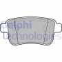 LP2126 DELPHI Комплект гальмівних колодок дисковий гальм
