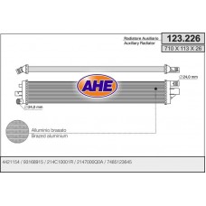 123.226 AHE Радіатор охолодження двигуна